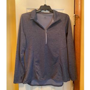 Champion quarter zipper gray pullover